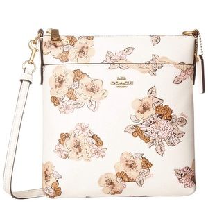NWT Coach Floral Kitt Messenger Bag